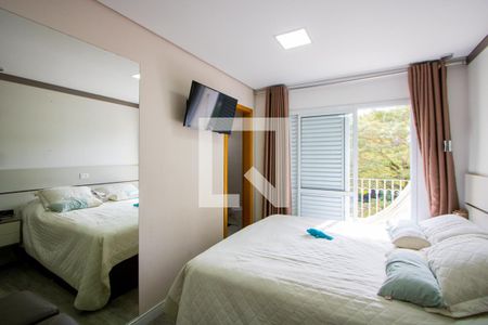 suíte 1 de apartamento à venda com 3 quartos, 72m² em Jardim, Santo André