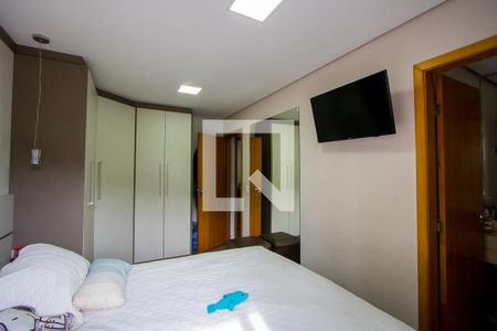 suíte 1 de apartamento à venda com 3 quartos, 72m² em Jardim, Santo André