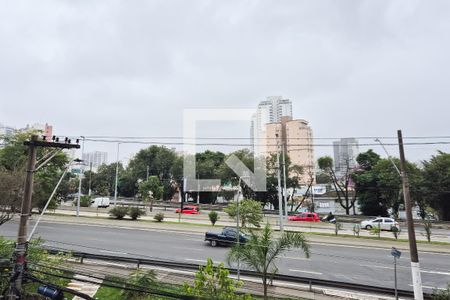 Varanda da Sala - vista de apartamento para alugar com 1 quarto, 40m² em Jardim Chácara Inglesa, São Bernardo do Campo