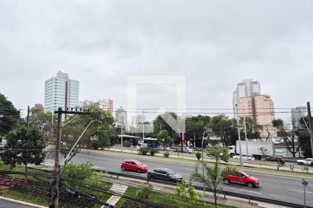 Varanda da suite- vista de apartamento para alugar com 1 quarto, 40m² em Jardim Chácara Inglesa, São Bernardo do Campo