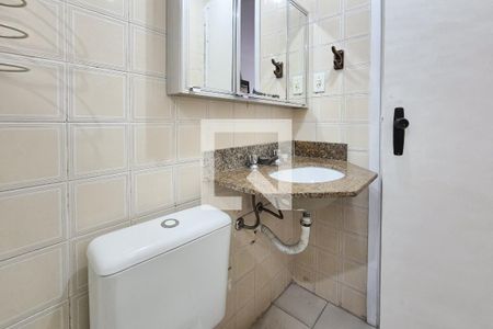 Banheiro da Suíte de apartamento para alugar com 1 quarto, 39m² em Jardim Chácara Inglesa, São Bernardo do Campo