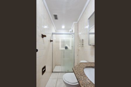 Banheiro da Suíte de apartamento para alugar com 1 quarto, 39m² em Jardim Chácara Inglesa, São Bernardo do Campo