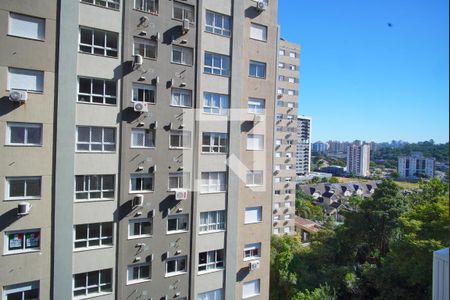 Sala - Vista de apartamento para alugar com 2 quartos, 55m² em Jardim Carvalho, Porto Alegre
