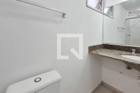 Banheiro da Suíte de apartamento para alugar com 1 quarto, 39m² em Jardim Chácara Inglesa, São Bernardo do Campo
