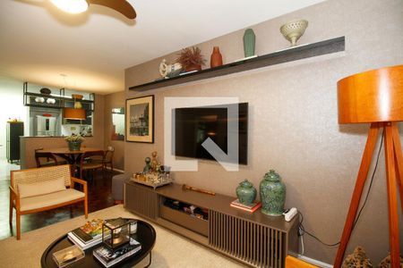 Sala de Estar e Jantar de apartamento à venda com 2 quartos, 96m² em Jardim Paulista, São Paulo