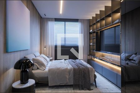 Suite de apartamento à venda com 4 quartos, 149m² em Gutierrez, Belo Horizonte