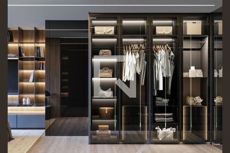 Closet da suite de apartamento à venda com 4 quartos, 149m² em Gutierrez, Belo Horizonte