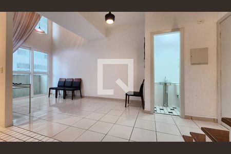 Sala de apartamento para alugar com 1 quarto, 79m² em Gonzaga, Santos