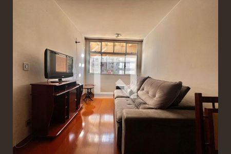 Sala de apartamento à venda com 1 quarto, 50m² em Cambuí, Campinas