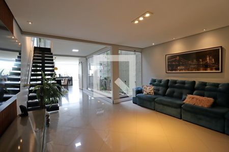 Sala de apartamento à venda com 3 quartos, 240m² em Vila Assunção, Santo André