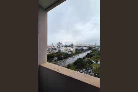 varanda da suite de apartamento para alugar com 1 quarto, 40m² em Jardim Chácara Inglesa, São Bernardo do Campo