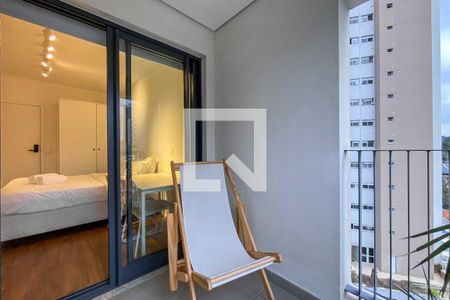 Varanda de kitnet/studio para alugar com 1 quarto, 25m² em Vila Mariana, São Paulo