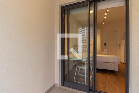 Varanda de kitnet/studio para alugar com 0 quarto, 24m² em Vila Mariana, São Paulo
