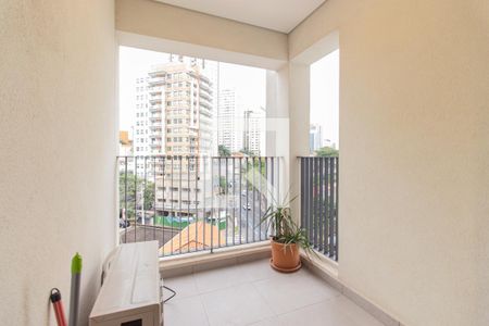 Varanda de kitnet/studio para alugar com 0 quarto, 24m² em Vila Mariana, São Paulo
