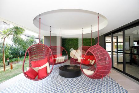 Área Comum - Redário de kitnet/studio para alugar com 1 quarto, 32m² em Pinheiros, São Paulo