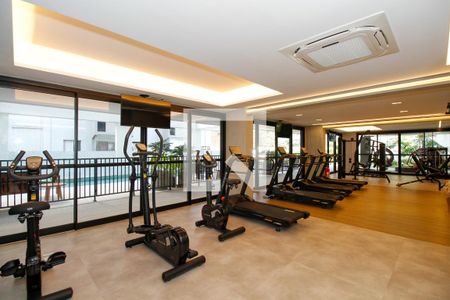 Área Comum - Academia de kitnet/studio para alugar com 1 quarto, 32m² em Pinheiros, São Paulo