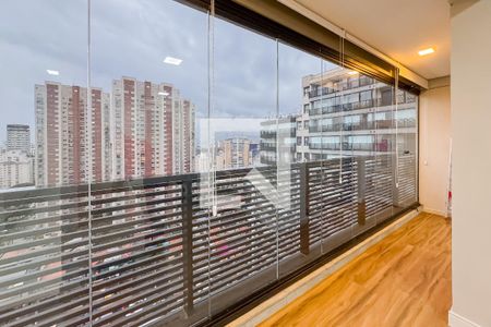 Varanda da Sala de apartamento à venda com 1 quarto, 56m² em Vila Mariana, São Paulo