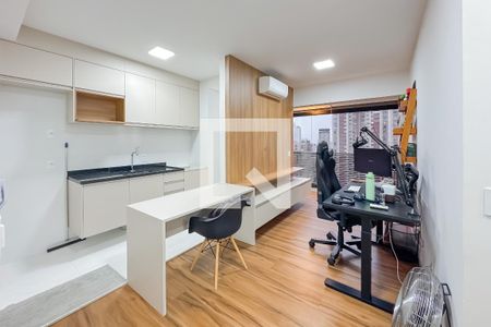 Sala de apartamento à venda com 1 quarto, 56m² em Vila Mariana, São Paulo