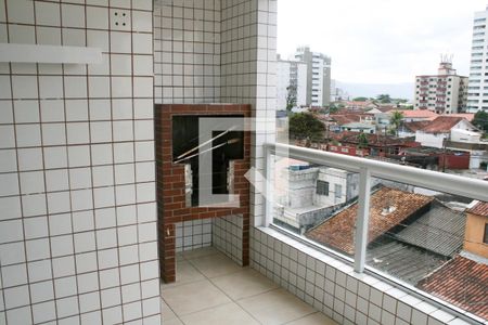 Varanda de apartamento para alugar com 2 quartos, 65m² em Nova Mirim, Praia Grande