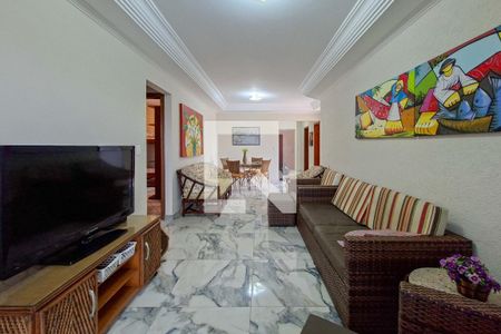 Sala de apartamento para alugar com 2 quartos, 108m² em Aviação, Praia Grande