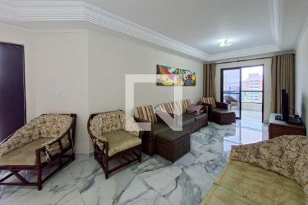 Sala de apartamento para alugar com 2 quartos, 108m² em Aviação, Praia Grande