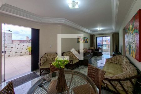 Sala de apartamento para alugar com 2 quartos, 108m² em Aviação, Praia Grande