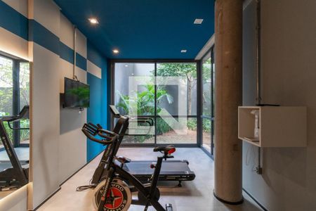 Área comum - Academia de kitnet/studio à venda com 1 quarto, 27m² em Perdizes, São Paulo
