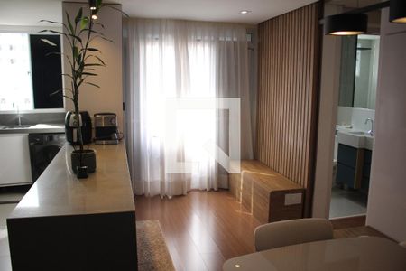 Sala de apartamento à venda com 2 quartos, 54m² em Jardim Riacho das Pedras, Contagem