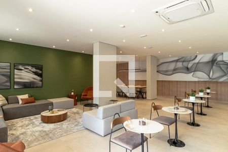 Área comum - Salão de festas de kitnet/studio à venda com 1 quarto, 27m² em Moema, São Paulo