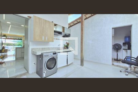Área de Serviço de casa à venda com 3 quartos, 170m² em Vila Rica, Lagoa Santa