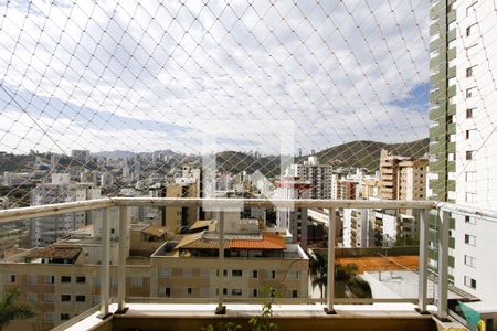 Varanda da Sala de apartamento à venda com 4 quartos, 140m² em Buritis, Belo Horizonte