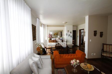 Sala de apartamento à venda com 4 quartos, 140m² em Buritis, Belo Horizonte