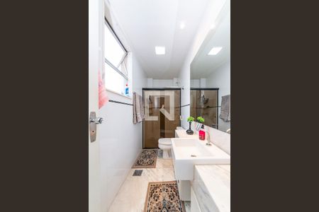 Banheiro da Suíte de apartamento à venda com 3 quartos, 120m² em Coracao de Jesus, Belo Horizonte