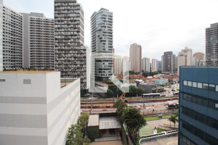 Vista da Varanda de apartamento à venda com 1 quarto, 32m² em Vila Nova Conceição, São Paulo