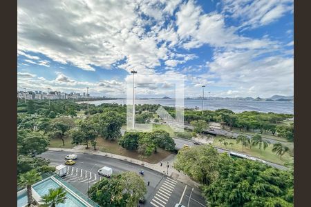 Sacada Vista de apartamento à venda com 3 quartos, 180m² em Flamengo, Rio de Janeiro