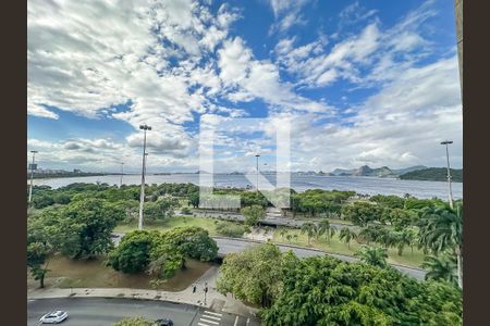 Sacada Vista de apartamento à venda com 3 quartos, 180m² em Flamengo, Rio de Janeiro