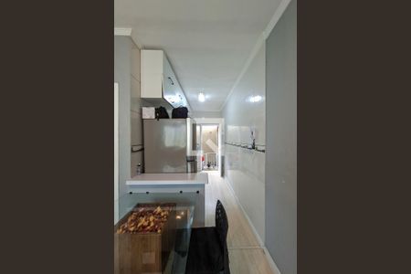 Cozinha de casa de condomínio para alugar com 1 quarto, 33m² em Aviação, Praia Grande