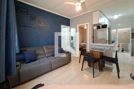 Sala de casa de condomínio para alugar com 1 quarto, 33m² em Aviação, Praia Grande