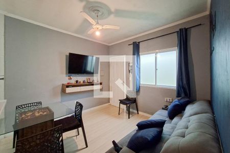 Sala de casa de condomínio para alugar com 1 quarto, 33m² em Aviação, Praia Grande