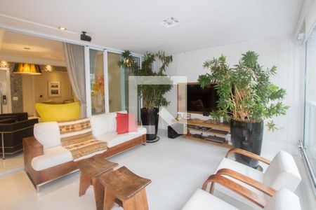 Varanda Gourmet de apartamento à venda com 4 quartos, 222m² em Campo Belo, São Paulo