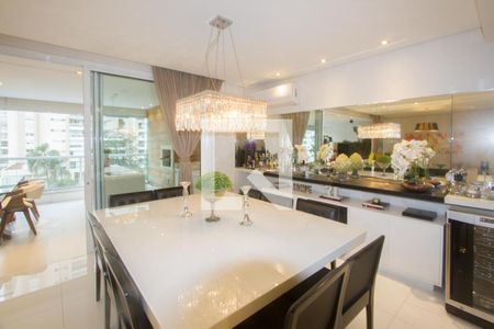 Sala de Jantar de apartamento à venda com 4 quartos, 222m² em Campo Belo, São Paulo