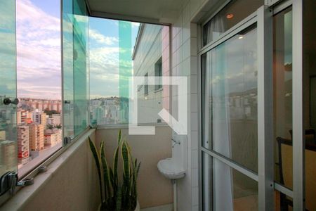 Varanda da Sala de apartamento à venda com 4 quartos, 197m² em Buritis, Belo Horizonte