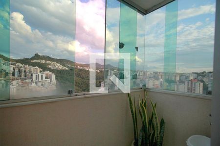 Varanda da Sala de apartamento à venda com 4 quartos, 197m² em Buritis, Belo Horizonte