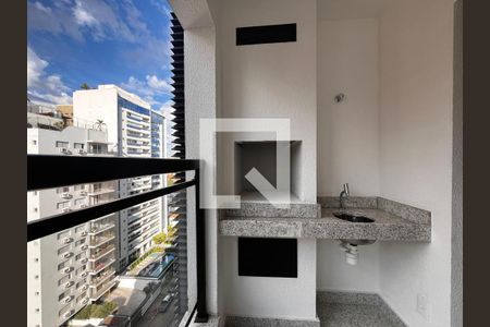Sacada da Sala de apartamento à venda com 1 quarto, 49m² em Cambuí, Campinas