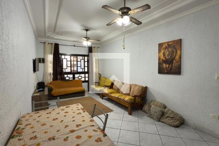 Sala de casa para alugar com 2 quartos, 124m² em Maracanã, Praia Grande