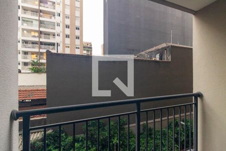 Varanda da Sala de apartamento para alugar com 1 quarto, 35m² em República, São Paulo