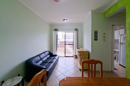 Sala de apartamento para alugar com 1 quarto, 47m² em Aviação, Praia Grande