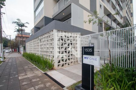 Fachada de apartamento para alugar com 1 quarto, 26m² em Santo Amaro, São Paulo