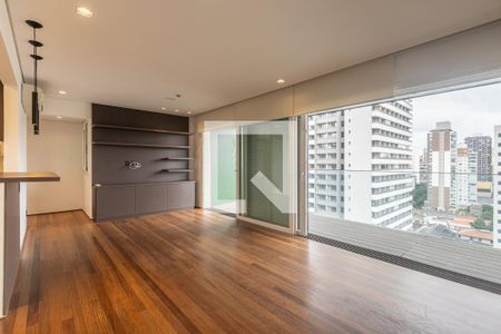 Sala de apartamento à venda com 1 quarto, 90m² em Vila Olímpia, São Paulo