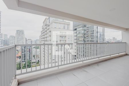 Varanda de kitnet/studio para alugar com 1 quarto, 44m² em Pinheiros, São Paulo